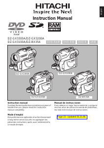 Manual Hitachi DZ-GX3100A Camcorder