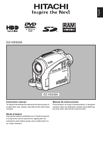 Manual Hitachi DZ-HS500A Camcorder