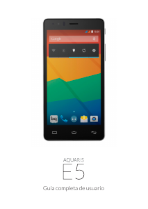 Manual de uso bq Aquaris E5 FHD Teléfono móvil
