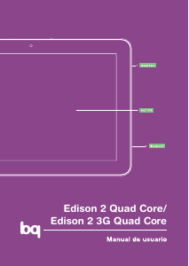 Manual de uso bq Edison 2 Tablet