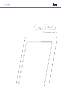 Manual de uso bq Galileo Tablet