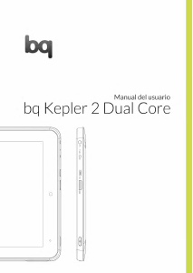 Manual de uso bq Kepler 2 Dual Core Tablet