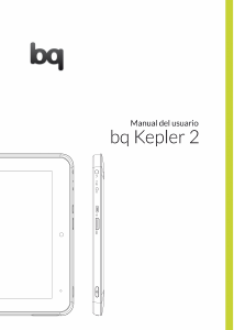 Manual de uso bq Kepler 2 Tablet