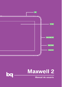 Manual de uso bq Maxwell 2 Tablet