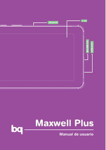 Manual de uso bq Maxwell Plus Tablet