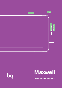 Manual de uso bq Maxwell Tablet