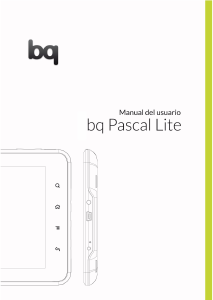 Manual de uso bq Pascal Lite Tablet