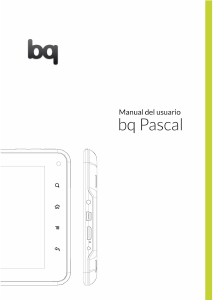Manual de uso bq Pascal Tablet