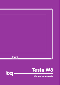 Manual de uso bq Tesla W8 Tablet