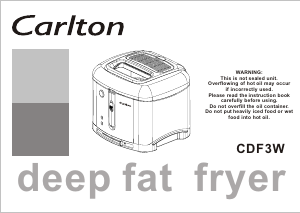 Manual Carlton CDF3W Deep Fryer