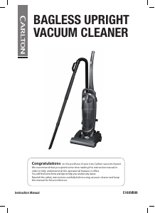 Manual Carlton C16UVB09 Vacuum Cleaner