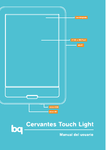 Manual de uso bq Cervantes Touch Light E-reader