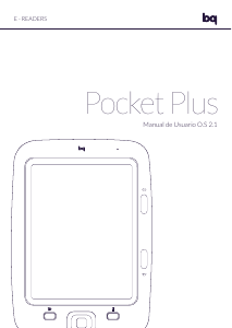 Manual de uso bq Pocket Plus E-reader