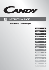 Instrukcja Candy SLH D913A2-S Suszarka