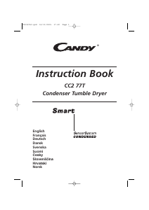 Bruksanvisning Candy CC2 77 T-86S Torktumlare