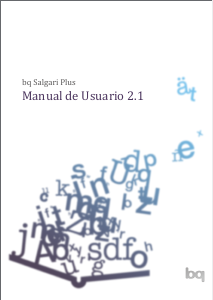 Manual de uso bq Salgari Plus E-reader