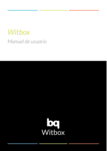 Manual de uso bq Witbox Impresora 3D