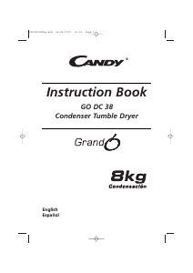 Manual de uso Candy GO DC 38G/1-37S Secadora