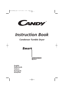 Manuale Candy CC2 17-SY Asciugatrice