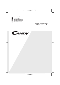 Manuale Candy CDC 268 TEX Asciugatrice