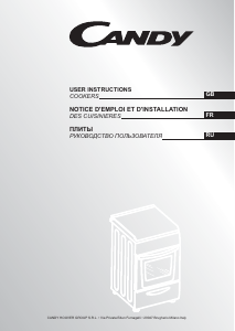 Handleiding Candy CCG6203BX Fornuis