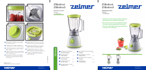 Instrukcja Zelmer ZSB0800S Blender