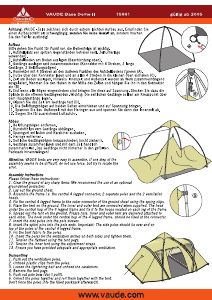 Manual Vaude Dome II Tent