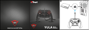 説明書 Trust 20712 GXT 540 Yula ゲームコントローラー