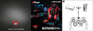 كتيب مفتاح تحكم في الألعاب 22193 GXT 560 Nomad Trust