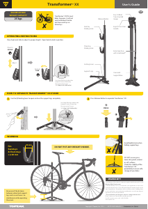 Manual Topeak Transformer XX Bicycle Pump