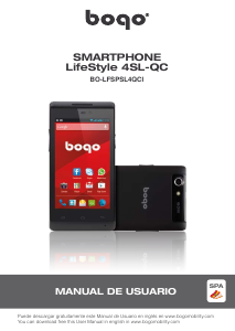 Manual de uso Bogo LifeStyle 4SL-QC Teléfono móvil