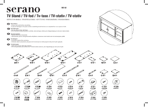 Manual Serano BG142 Comodă TV