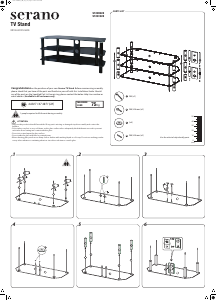 Hướng dẫn sử dụng Serano S105BG09 Ghế dài xem TV