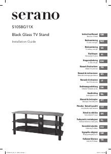 Manual Serano S105BG11X Comodă TV