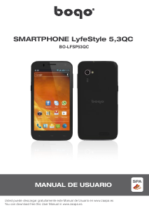 Manual de uso Bogo LifeStyle 5.3-QC Teléfono móvil