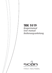 Manual Scandomestic TRK 1019 Dryer