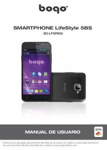 Manual de uso Bogo LifeStyle 5BS Teléfono móvil