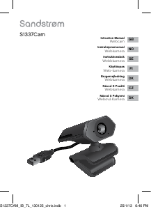 Handleiding Sandstrøm S1337CAM Webcam