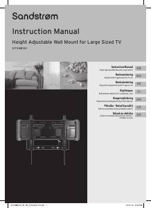 説明書 Sandstrøm SITVMB12X ウォールマウント
