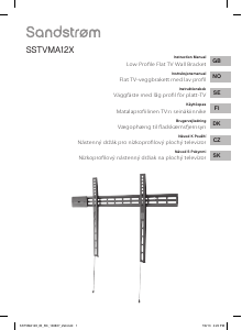 Priručnik Sandstrøm SSTVMA12X Nosač za zid