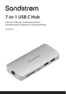 Handleiding Sandstrøm SMHBCPD19 USB hub