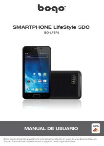 Manual de uso Bogo LifeStyle 5DC Teléfono móvil