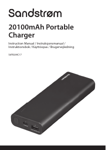 Manual Sandstrøm S6PB20KC17 Portable Charger