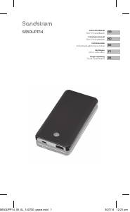 Manual Sandstrøm S650UPP14 Portable Charger