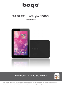 Manual de uso Bogo LifeStyle 10DC Tablet