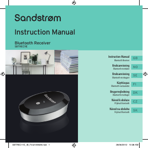 Manual Sandstrøm SBTREC11E Bluetooth Adapter