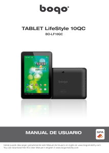Manual de uso Bogo LifeStyle 10QC Tablet