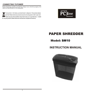 Manual PC Line SM10 Paper Shredder