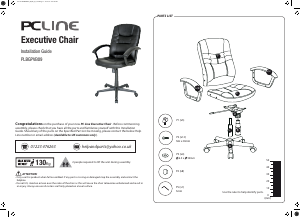 Manuale PC Line PLBGPVB09 Sedia da ufficio