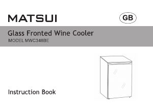 Manual Matsui MWC348BE Wine Cabinet